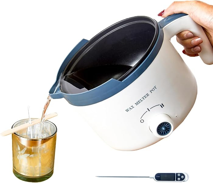 Ksedcon Electric Wax Melter for Candle Making with Pouring Spout, Non-Stick Small Candle Melting ... | Amazon (US)
