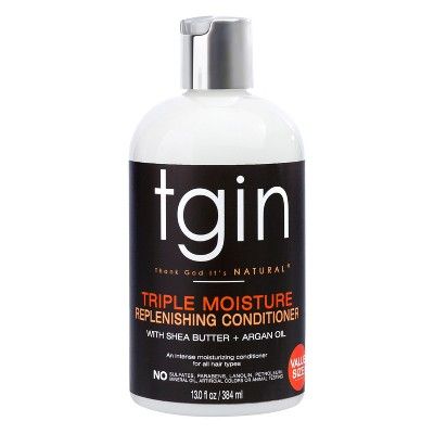 TGIN Triple Moisture Rich Replenishing Conditioner For Natural Hair with Shea Butter and Argan Oi... | Target