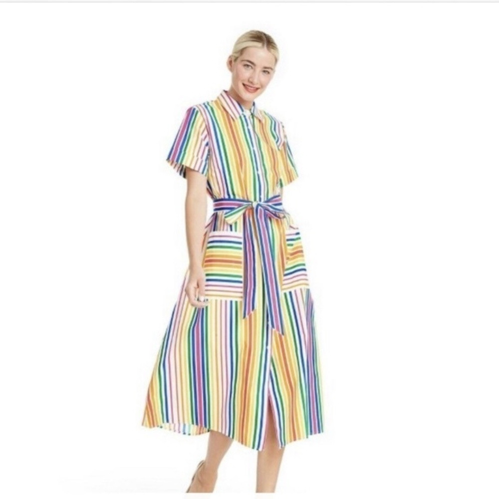 NWT Christopher John Rogers Target Multi Striped Dress | Poshmark