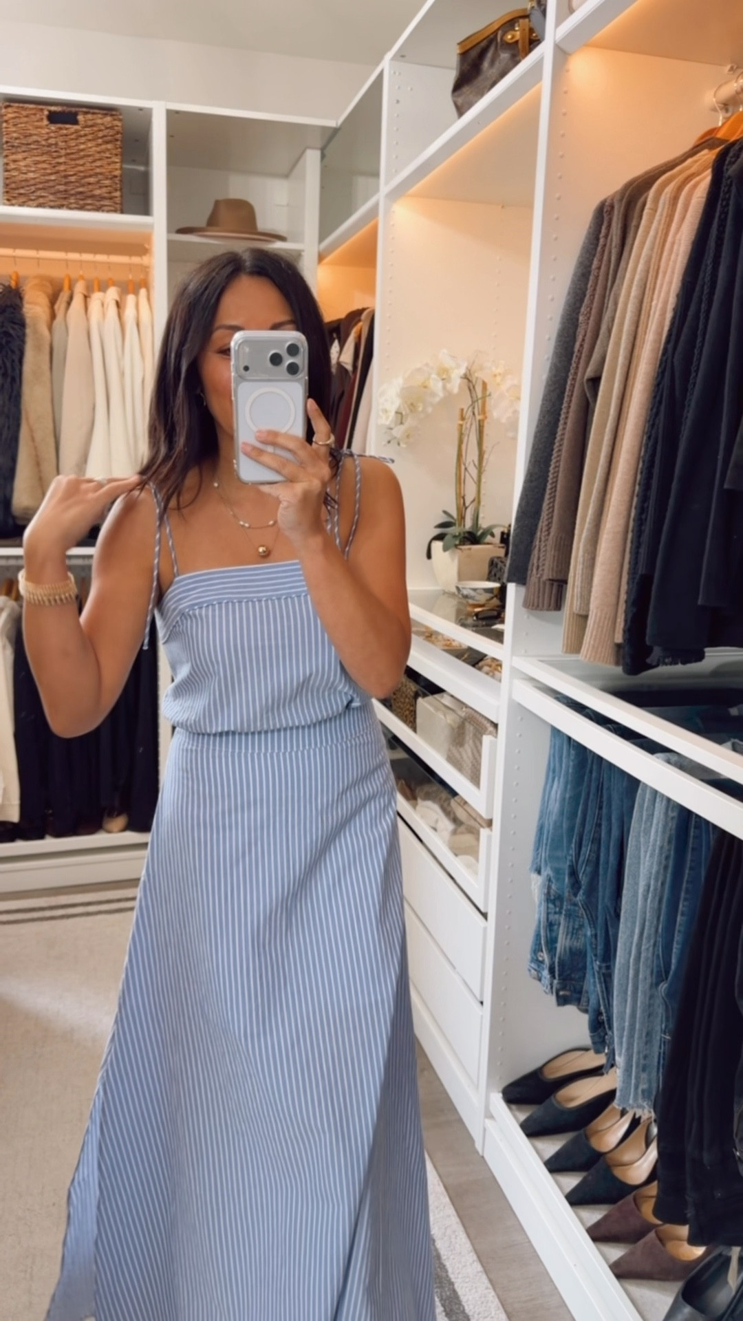 Love this set- wear piece together or separate 
Wearing an xs in skirt and small in top

#LTKOver40 #LTKootd