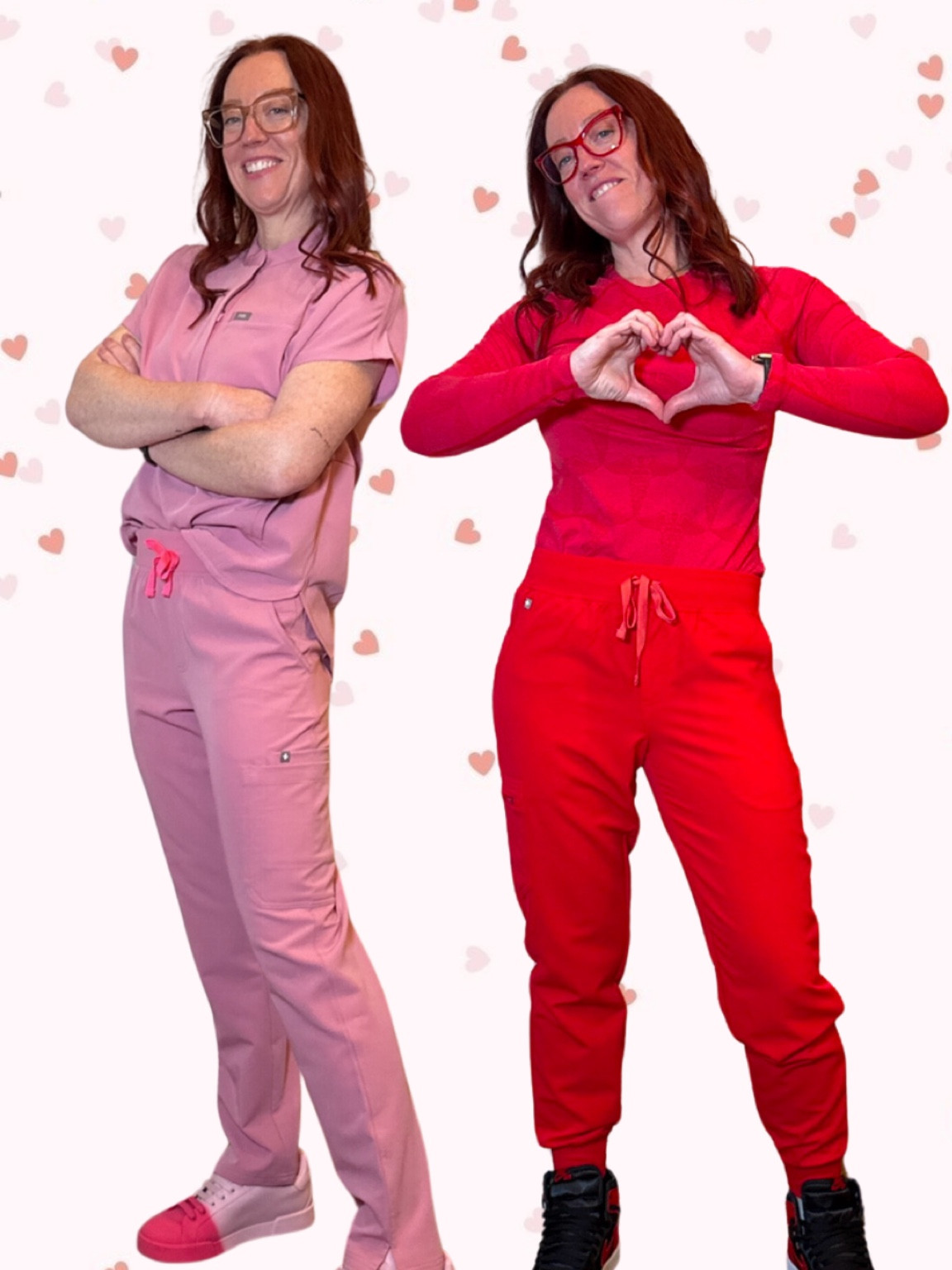 My V-Day inspired @Figs order just dropped 💘✨ Obsessed with the new Chalk Pink—soft, sweet, and everything I needed! Linking it all on LTK. #FIGS #ChalkPink”