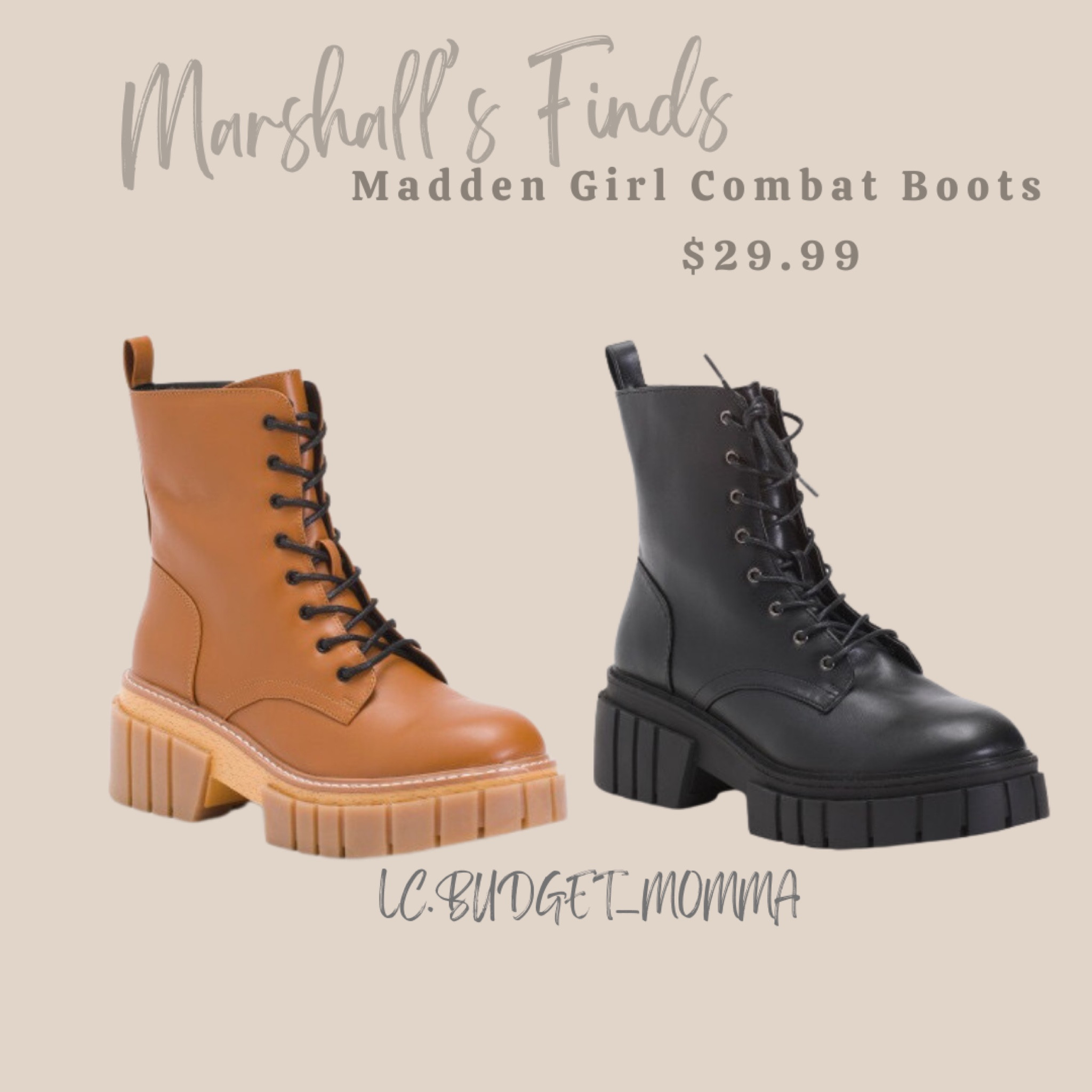 Marshalls 2025 combat boots