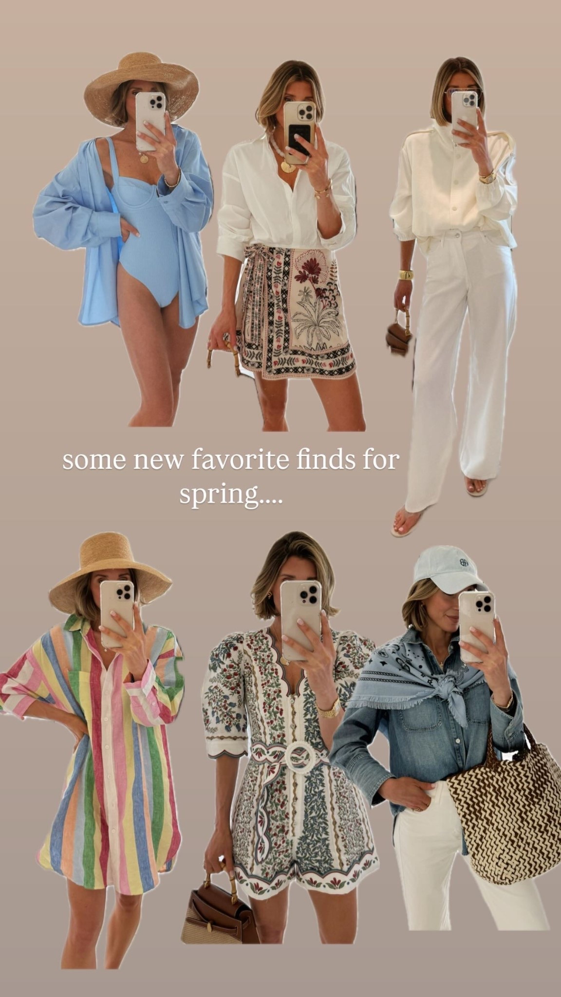 Some new spring outfits I got and love. I'm 5'8 wearing size small 