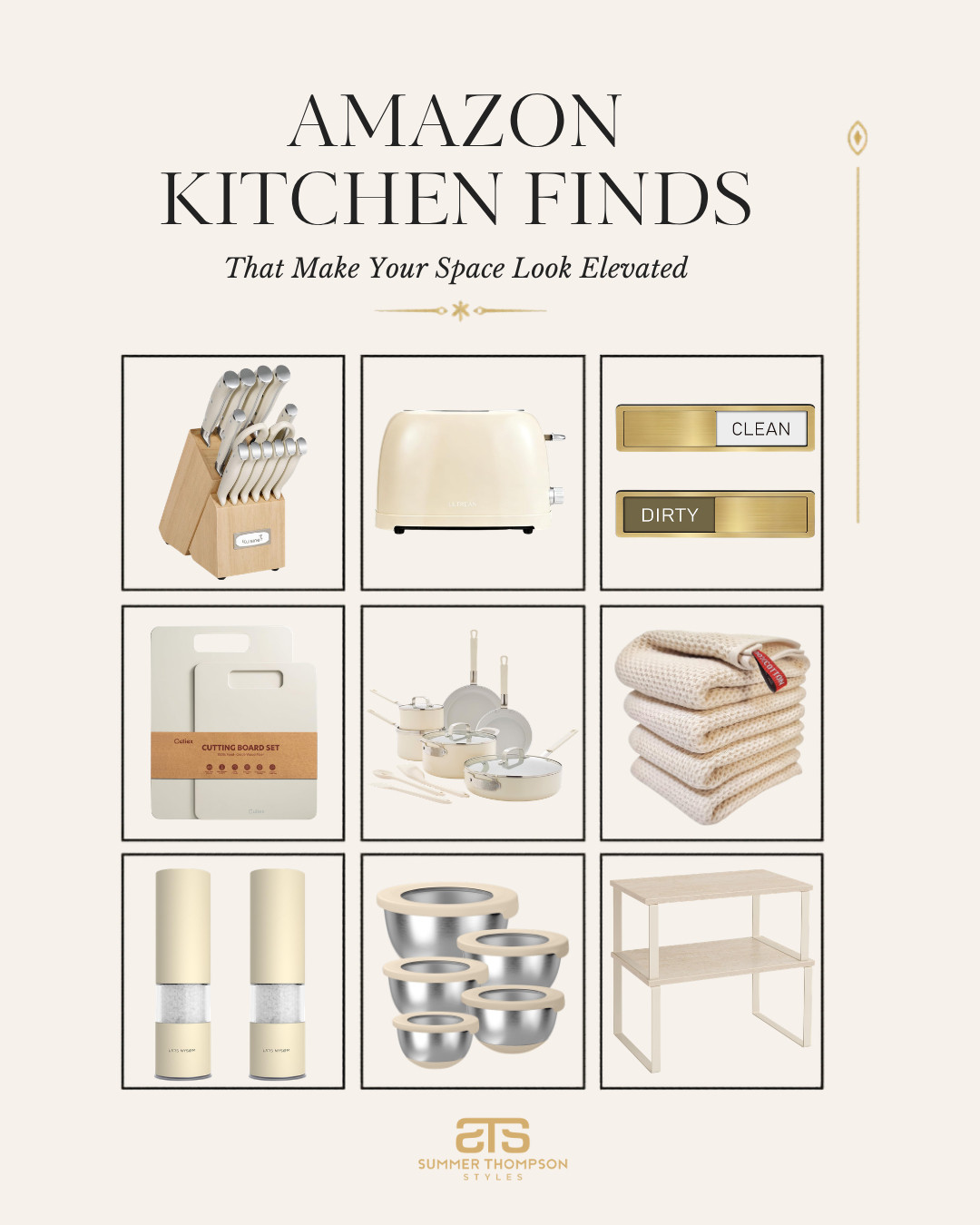 Your kitchen deserves a glow up too! 🍋✨ I rounded up the most beautiful Amazon finds that make your kitchen look and feel so much more elevated, the kind of pieces that make you actually want to spend time in there.

#amazonhome #amazonfinds #kitchendecor #kitcheninspo #elevatedkitchen #kitchenrefresh #affordablekitchen #homeinspo #kitchendesign #interiordesign #affordablehomedecor 

 #LTKHome