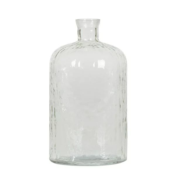 Better Homes & Gardens 9.8" x 6.1" Textured Glass Coastal Vase - Walmart.com | Walmart (US)