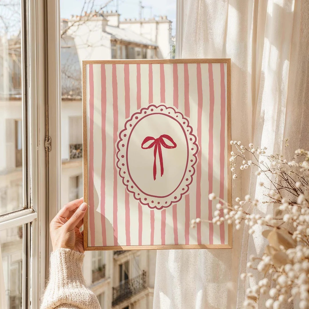 Vintage Valentines Wall Art, Digital Art Download, Whimsical Valentine Print, Aestheticw Wall Art... | Etsy (US)