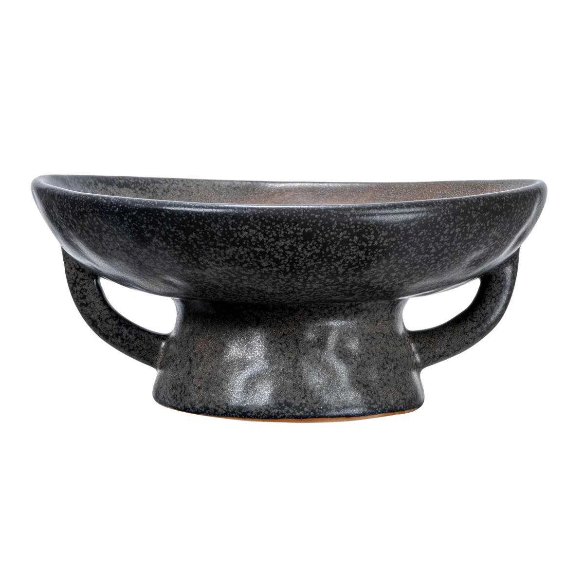 Stoneware Pedestal Bowl with Handles | Wayfair North America