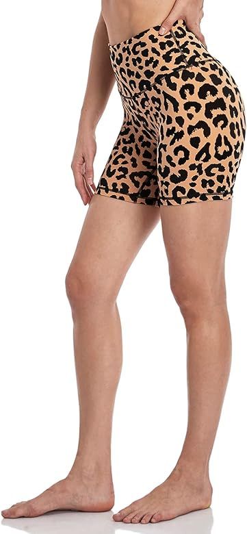 HeyNuts Hawthorn Athletic Women's High Waist Yoga Shorts Biker Shorts 6''/ 8''/ 10'' | Amazon (US)