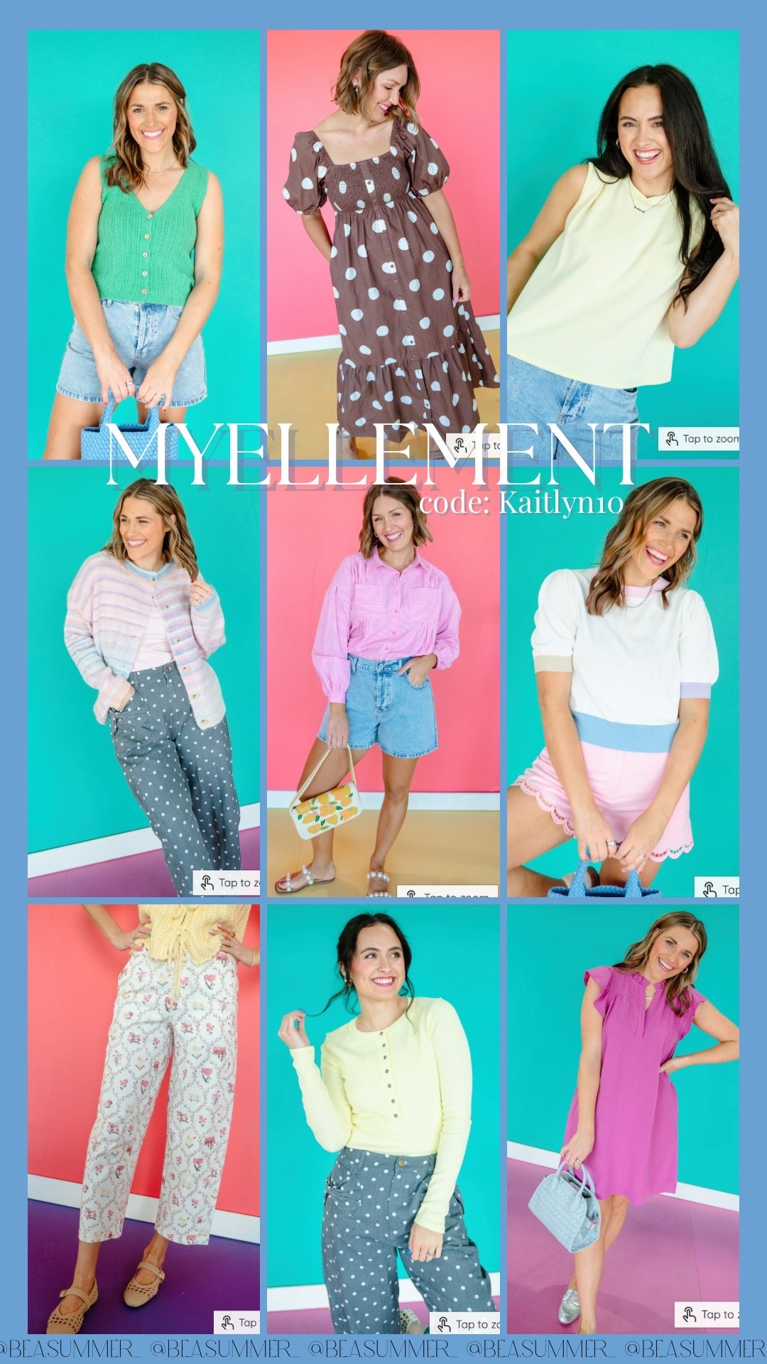 new arrivals from MyEllement! All items are verified house of color summer! Use code: Kaitlyn10 to save!

￼ seasonal color analysis / summer / beasummer