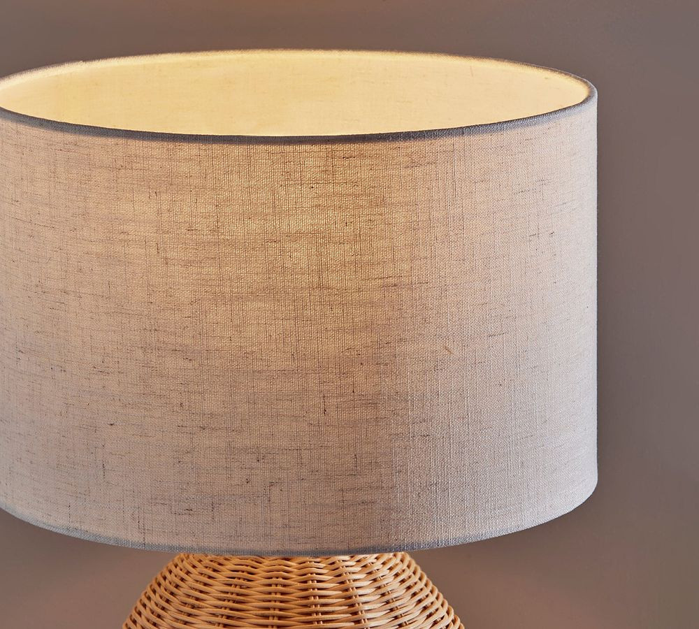 Braxton Rattan Table Lamp | Pottery Barn (US)