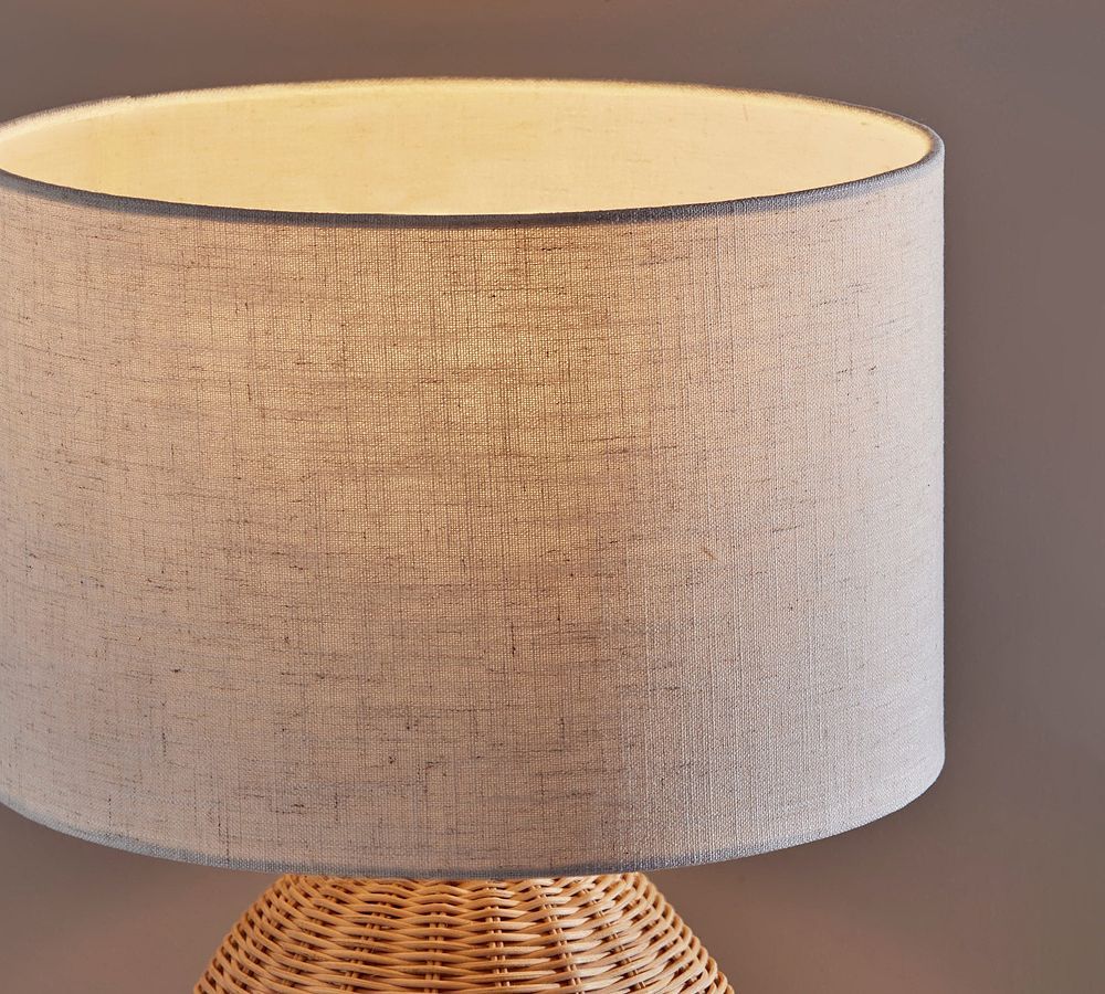 Braxton Rattan Table Lamp | Pottery Barn (US)