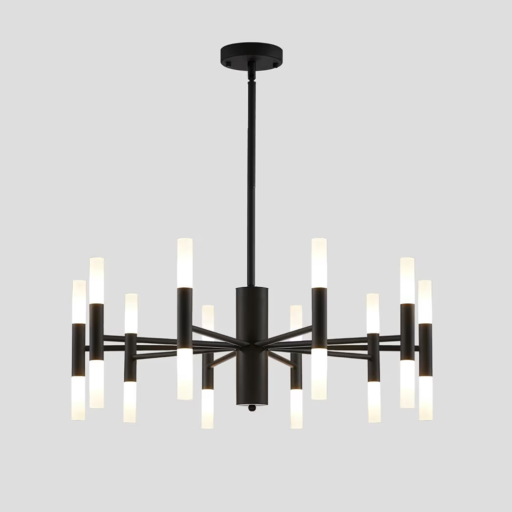 BOKT Mid Century Modern Chandelier Adjustable Chandelier for Dining Room Black Farmhouse Ceiling ... | Amazon (US)