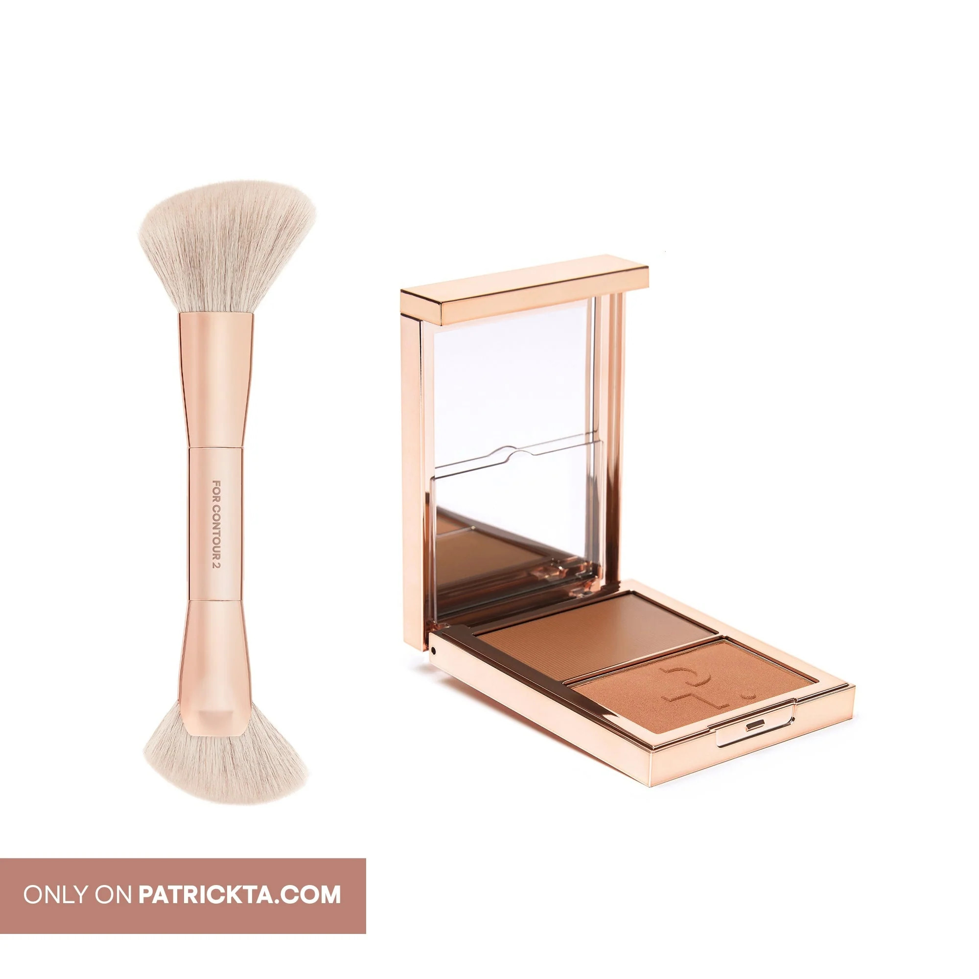 Major Sculpt Contour Duo & Dual-Ended Brush Set | Patrick Ta Beauty