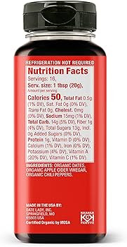 Date Lady Hot Date | Pure, Organic Date Syrup and Apple Cider Vinegar Infused with Chili Peppers ... | Amazon (US)
