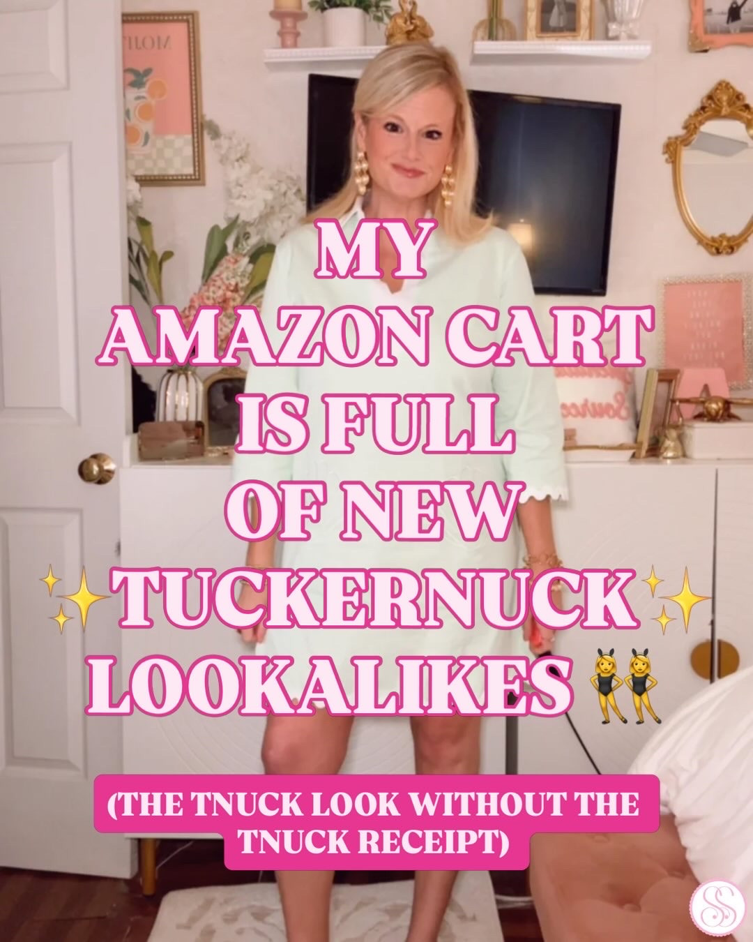 Tuckernuck look for less | Tuckernuck inspired dresses | preppy summer dresses | vacation dresses | designer look for less

These Tuckernuck looks for less are some of the strongest designer-inspired summer finds I have bookmarked lately.

This carousel is full of pieces that give that unmistakable Tuckernuck look without the $100–$400 price tags: pretty prints, polished shift dresses, easy shirt dresses, block print dresses, blue and white dresses, gingham, jacquard details, florals, cotton dresses, and crisp summer pieces that look expensive the second you see them.

Inside are finds with Dowley-inspired belted dress energy, Callahan and Begonia-coded florals, Royal shirt dress lookalike vibes, polished blue, green, and pink prints, and easy summer dresses that feel very Tuckernuck at much better prices.

A lot of these are 100% cotton or cotton-linen blends, which gives them that breathable, elevated, preppy summer feel women want for warm weather.

These are the dresses to check for brunch, vacation dinners, beach town shopping, bridal showers, baby showers, graduation parties, church, garden parties, summer weekends, resort trips, casual wedding guest moments, and all the little warm-weather plans. 

If you love Tuckernuck style, Hill House, Pink City Prints, preppy summer dresses, feminine summer outfits, cotton dresses, vacation outfits, and designer looks for less, this is the kind of carousel to save.

Tuckernuck look for less, Tuckernuck inspired dress, Tuckernuck dress dupe, preppy summer dress, feminine summer dress, cotton dress women, cotton linen dress, shirt dress women, block print dress, gingham dress, floral dress women, jacquard dress, blue and white dress, green summer dress, pink summer dress, polished summer outfit, vacation dress, beach town outfit, brunch dress, shower dress, summer event dress, Amazon look for less, designer look for less

#LTKFindsUnder50 #LTKFindsUnder100 #PreppyStyle #LookForLess #Tuckernuck #WeddingGuestDress #SummerDresses #SummerOutfits

#LTKSeasonal #LTKWedding #LTKWorkwear