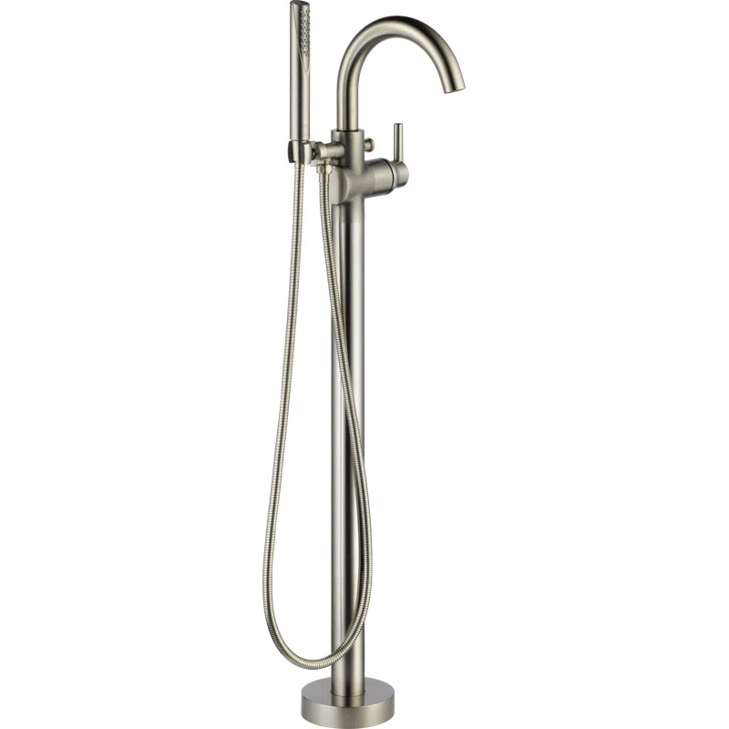 T4759-SSFL Trinsic Single Handle Floor Mounted Freestanding Tub Filler | Wayfair North America