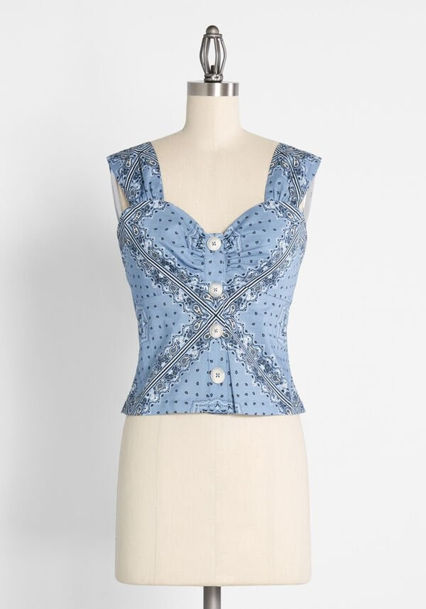 Serene Serenade Tank Top | ModCloth Inc. (App)