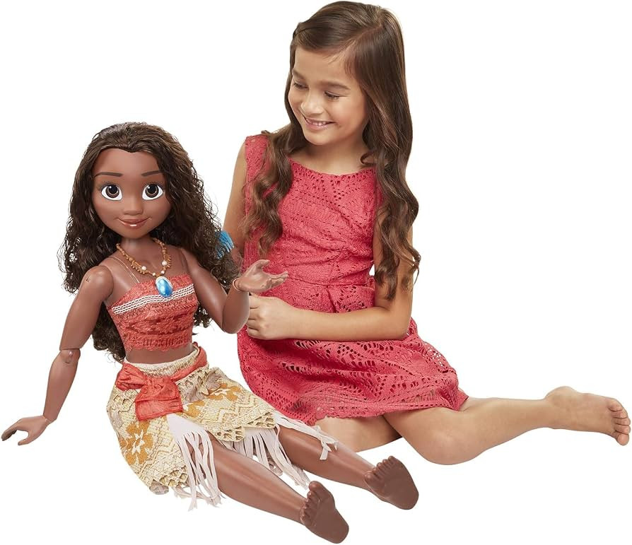DISNEY PRINCESS Moana Doll 32" Tall Playdate Perfectly Poseable Includes Hair Comb (Model: 48960-... | Amazon (US)