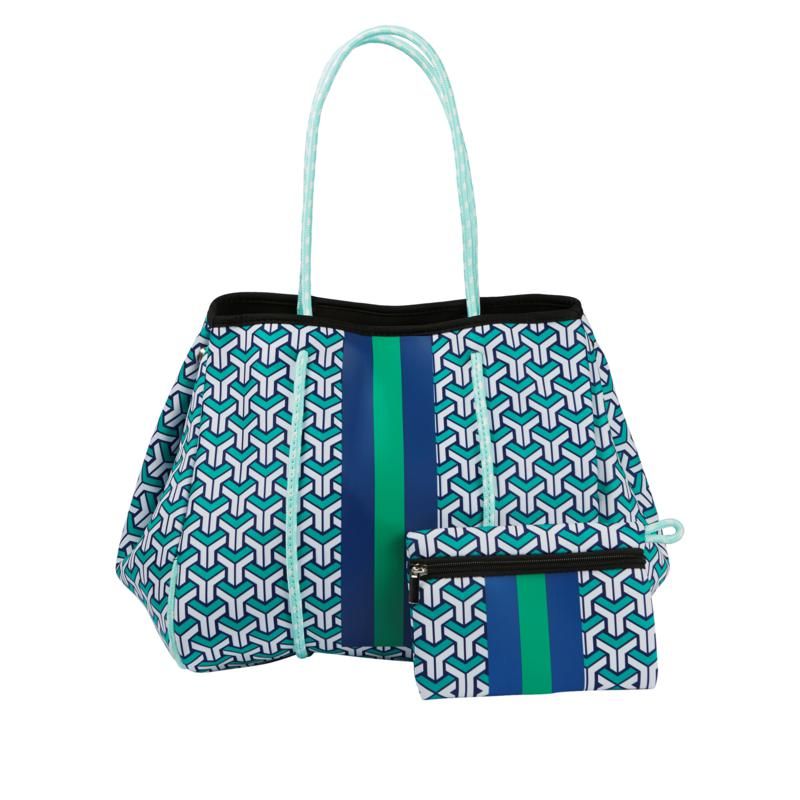 Parker & Hyde Neoprene Tote with Detachable Pouch - 20384424 | HSN | HSN