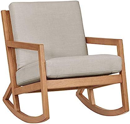 Amazon Brand – Stone & Beam Modern Hardwood Rocking Chair, 24.5"W, Light Gray | Amazon (US)