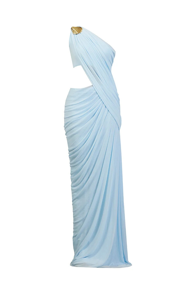 AURORA MAXI DRESS - BLUE | Deme By Gabriella | CULT MIA | CULT MIA UK LTD
