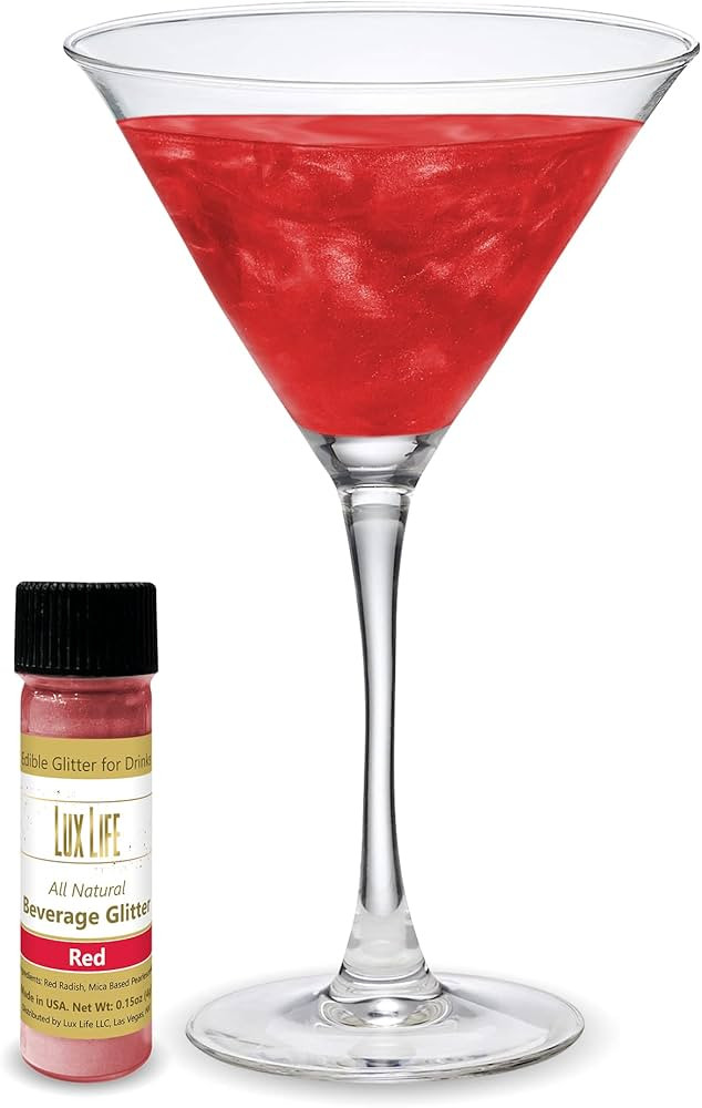 Lux Life Edible Glitter for Drinks – 100% Natural Ingredients, Made in USA – Food Grade Brew ... | Amazon (US)