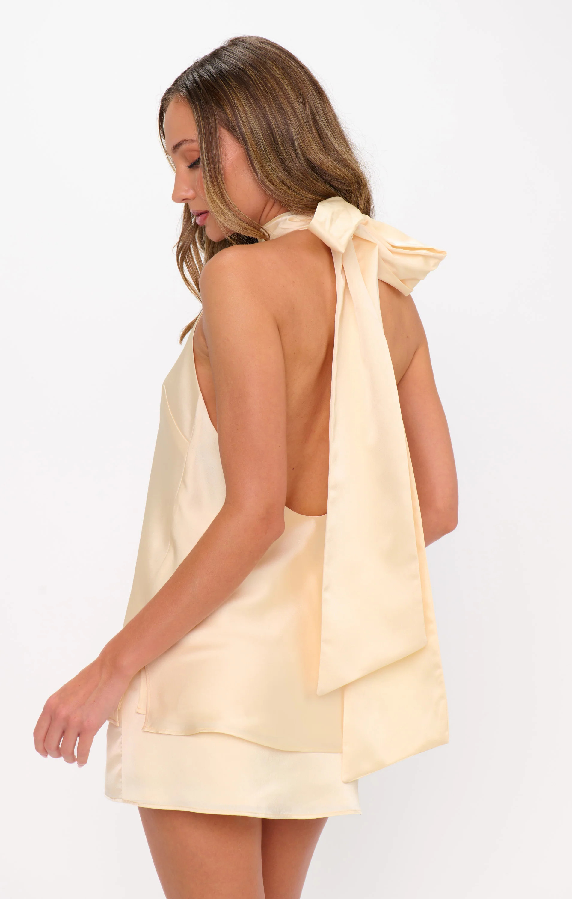 Lisa Top, in Buttercream Luxe Satin, Size: Large | Show Me Your Mumu | Show Me Your Mumu