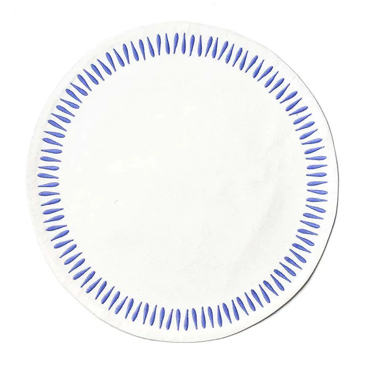 Iris Blue Drop Placemat, Set of 4 | Coastal Bleu