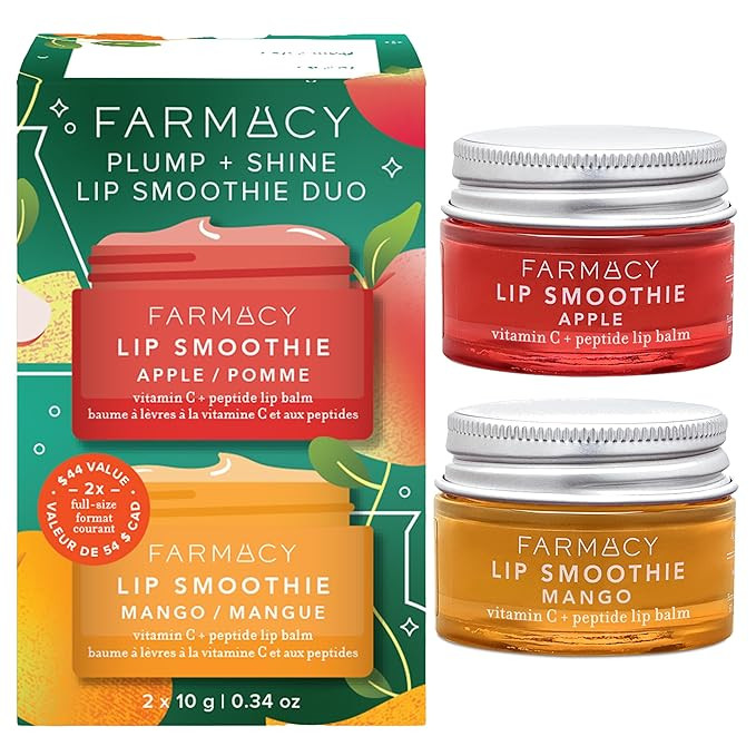 Farmacy Peptide Lip Balm - Hydrating Vitamin C Lip Moisturizer + Overnight Lip Mask - Visibly Plu... | Amazon (US)