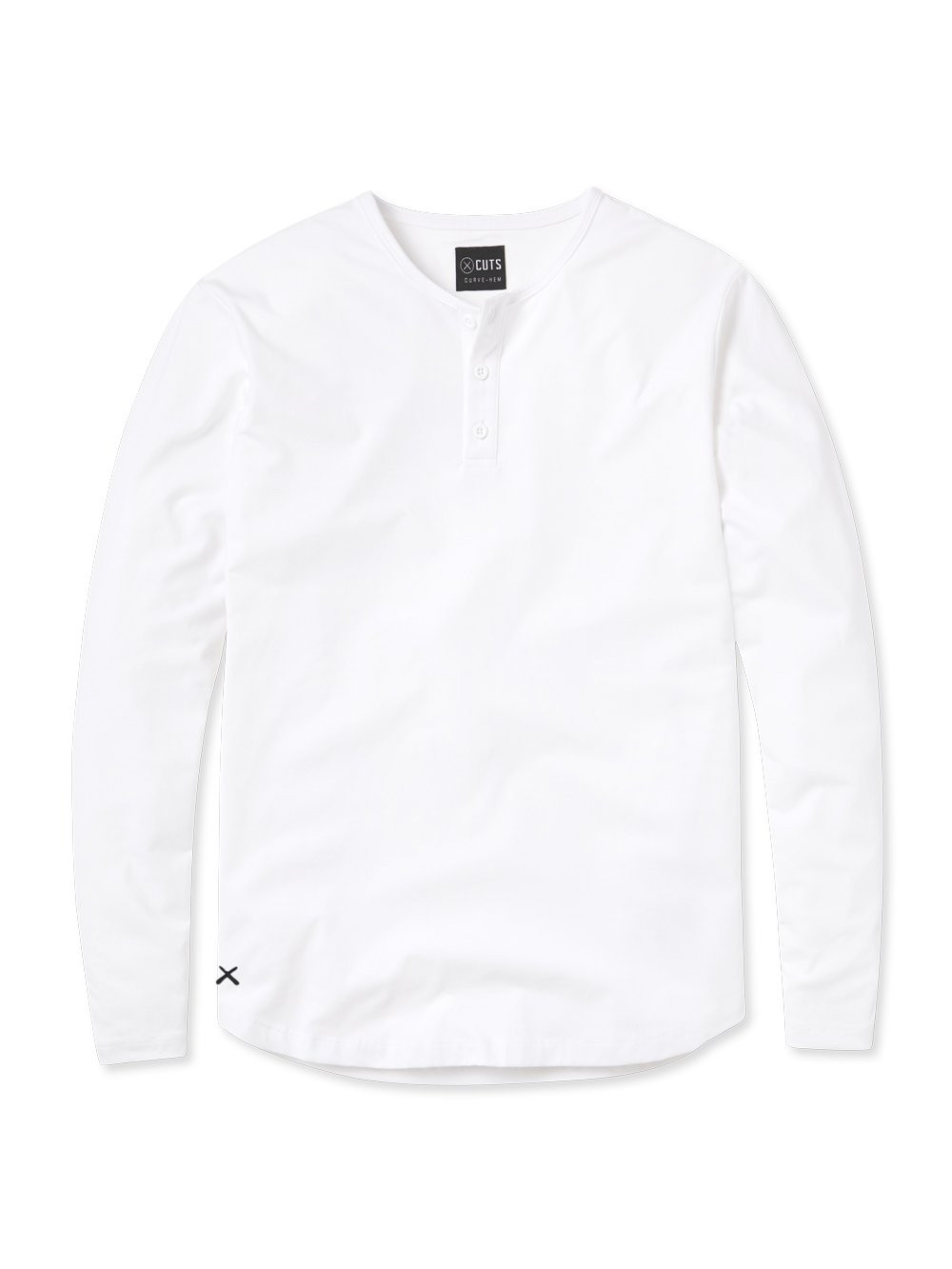 L/S Henley Curve-Hem | Cuts Clothing