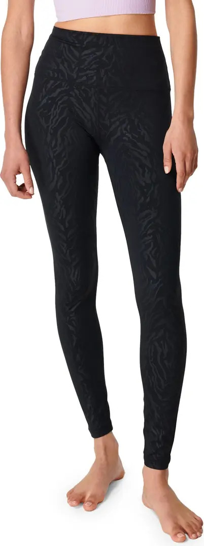 Sweaty Betty All Day Embossed High Waist 7/8 Leggings | Nordstrom | Nordstrom
