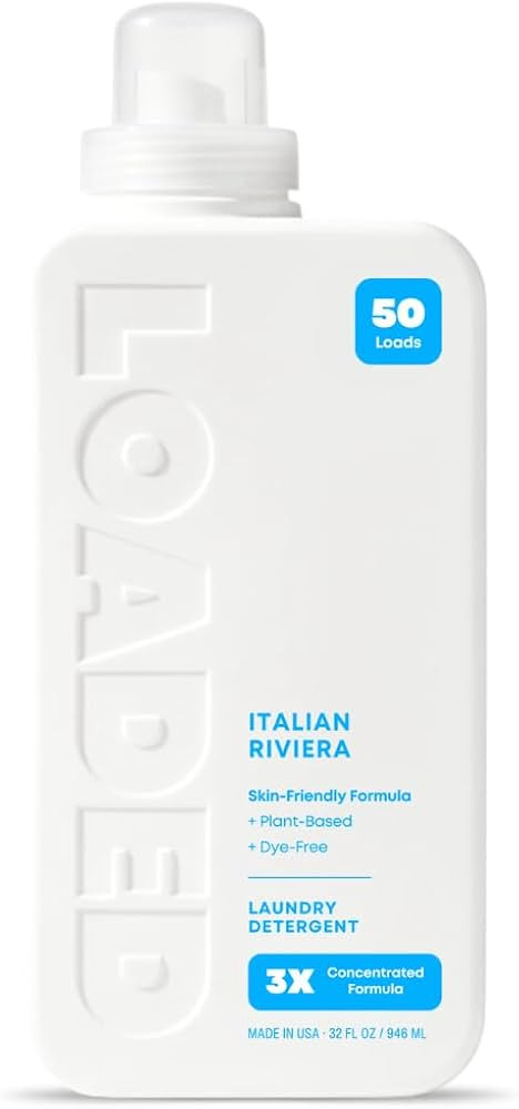 Loaded Laundry Detergent, Luxury Cologne & Perfume Scented | 50 Loads | Sea Salt & Citrus | Skin-... | Amazon (US)