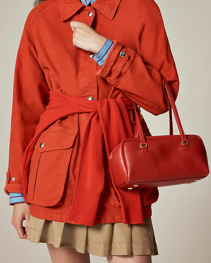 Delphine shoulder bag in leather | J. Crew US
