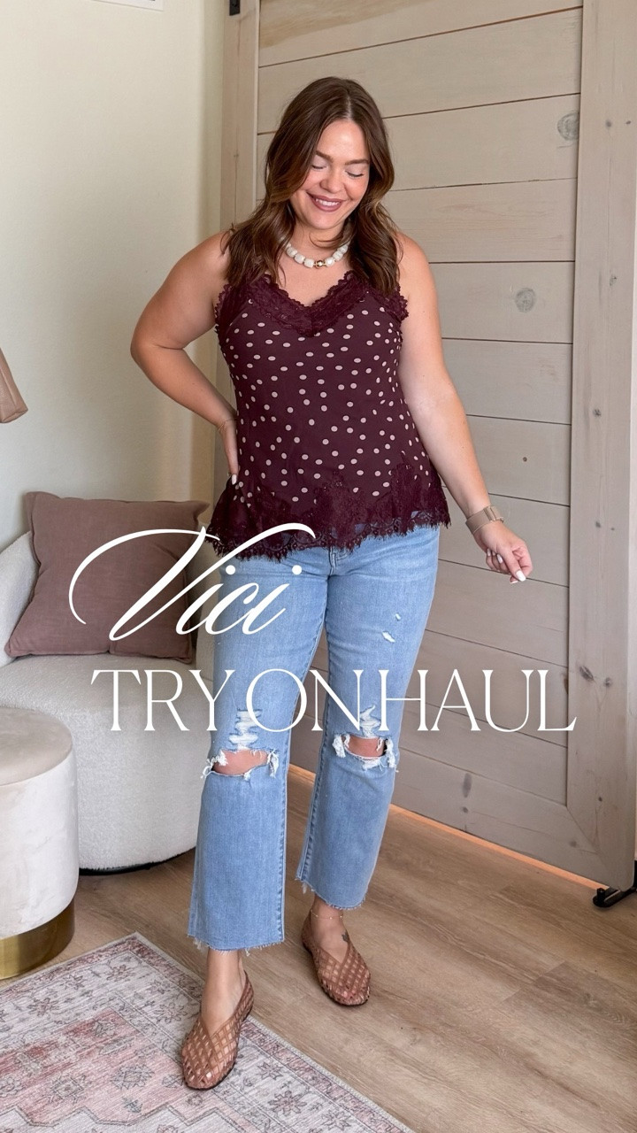Summer to fall try on haul /// the lace cami is bringing me backkkkk 👏🏼 

use code KELSIEK40 for 40% off for a limited time and then KELSIE30 anytime! 

#tryonhaul #vicihaul #summertofall #denimshirt #chambrayshirt momstyle

#LTKMidsize #LTKSaleAlert #LTKootd
