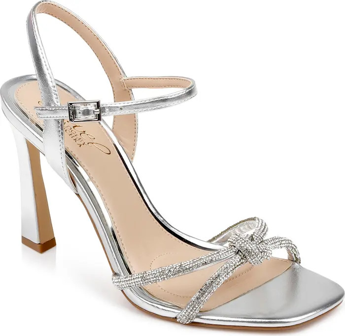 Jewel Badgley Mischka Madison Ankle Strap Sandal (Women) | Nordstrom | Nordstrom