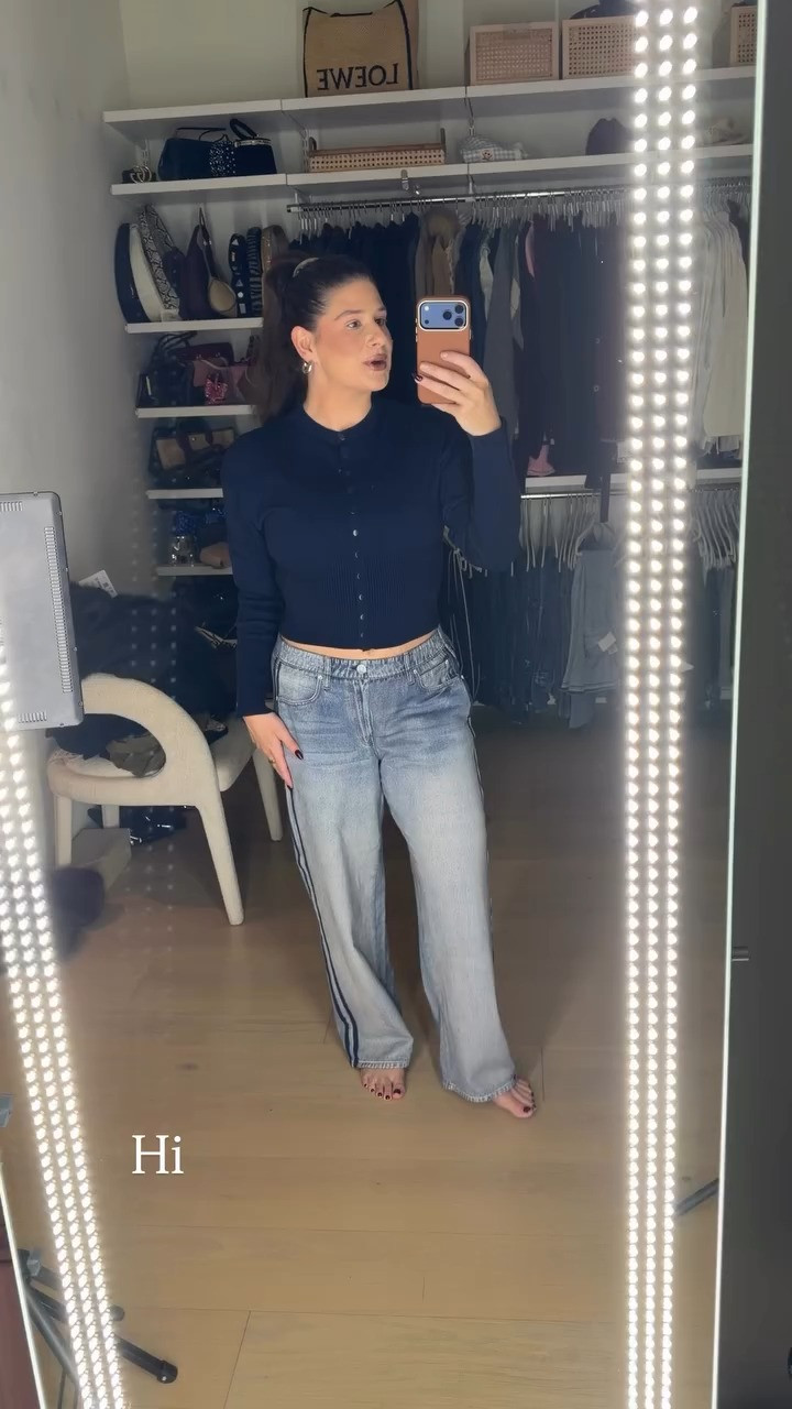 A comfy but put together outfit! 🤍 Lioness cardigan paired with THE best pants I have ever put on my body- the Rag & Bone sweatpant jeans.  

 #LTKgrwm #LTKootd