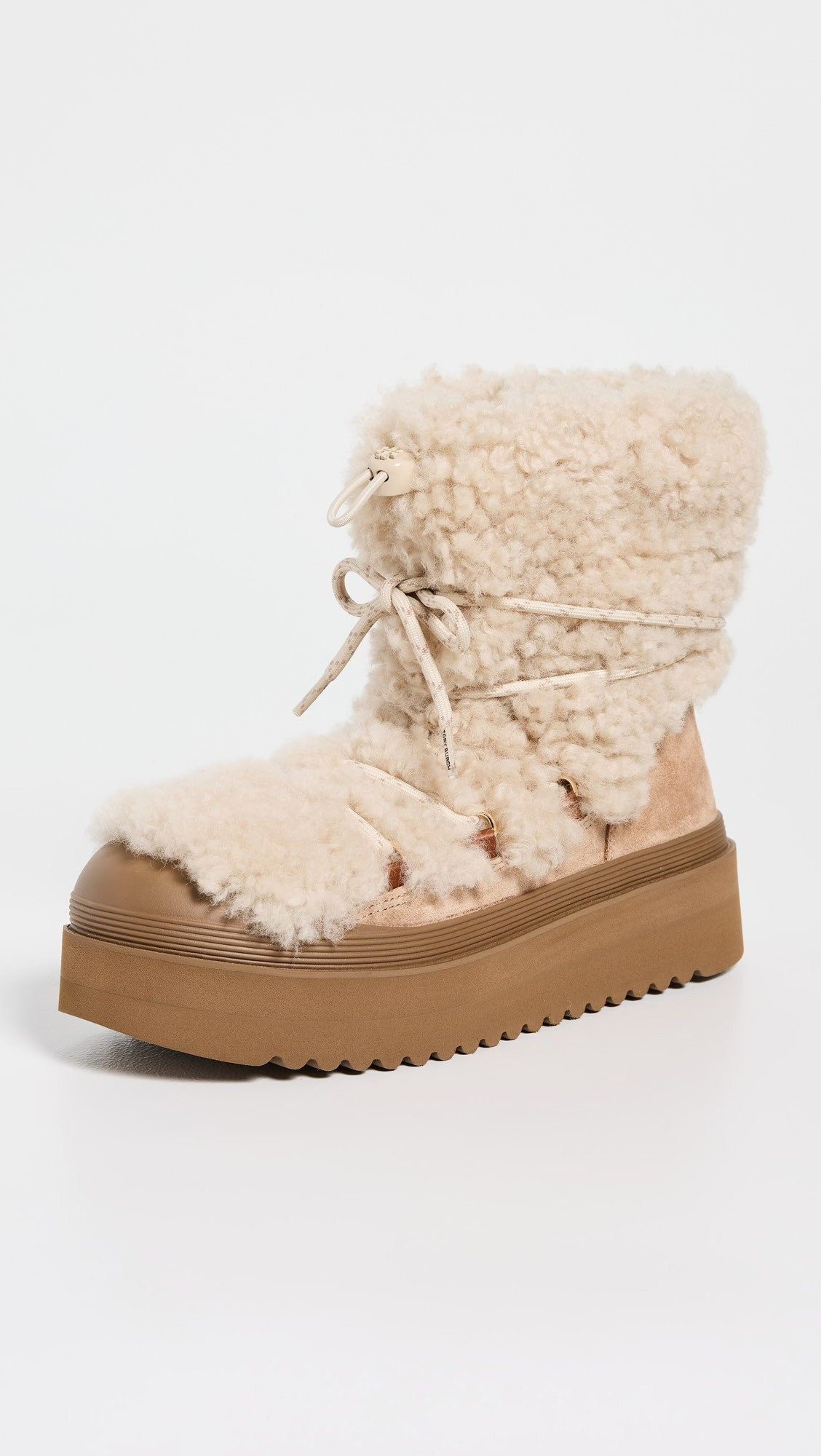 Mellow Shearling Lace Up Boots | Shopbop