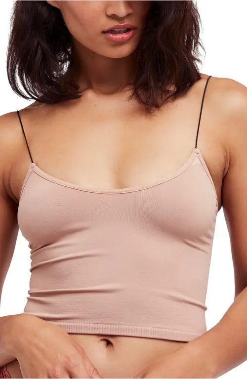 Free People Intimately FP Crop Camisole in Natural at Nordstrom, Size X-Small | Nordstrom