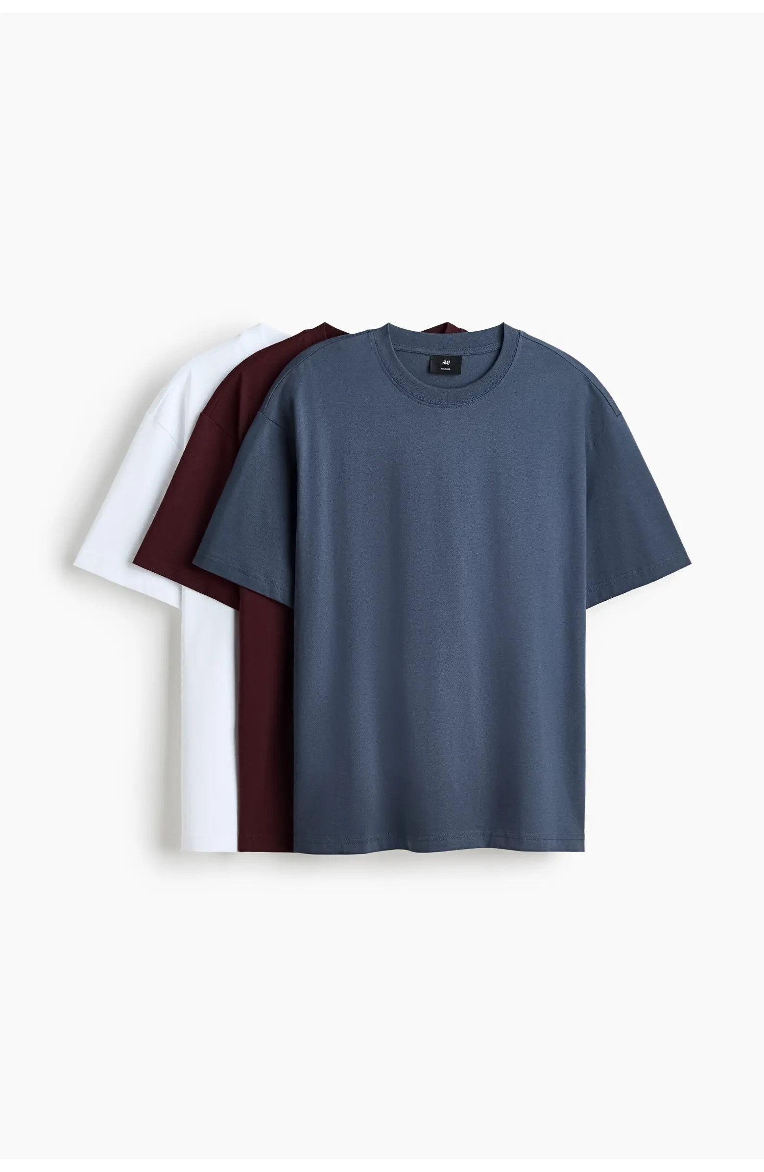 H&M 3-pack Relaxed Fit T-shirts | Nordstrom | Nordstrom