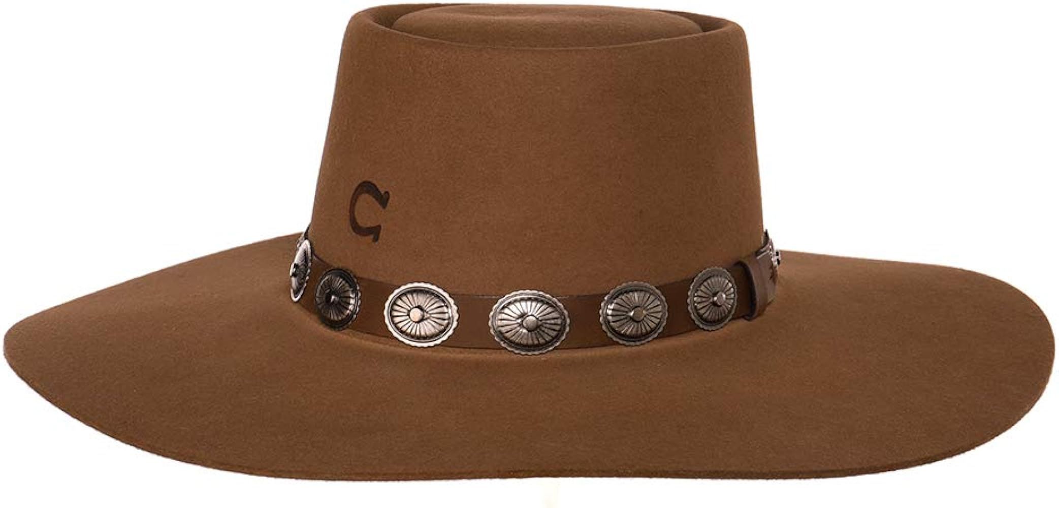 Charlie 1 Horse Women's High Desert Wool Felt Western Hat Pecan Medium | Amazon (US)