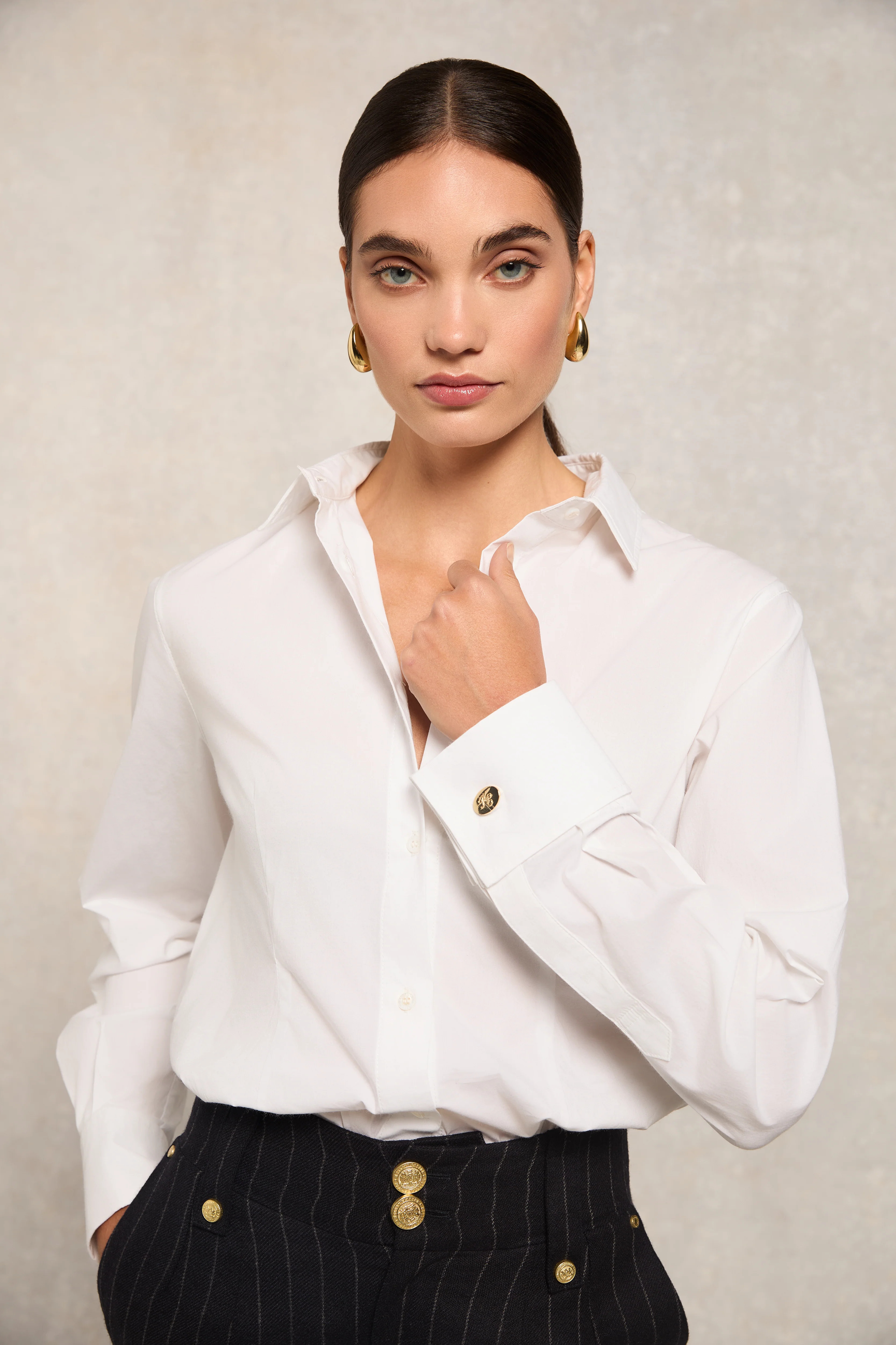 Louisa Shirt (White) | Holland Cooper