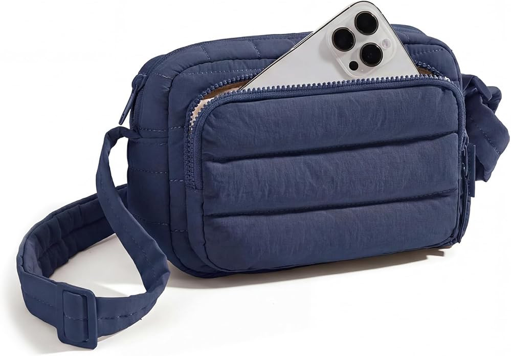 BAGSMART Crossbody Bags for Women, Puffer Crossbody Purses for Women with RFID Blocking Slots, Ha... | Amazon (US)