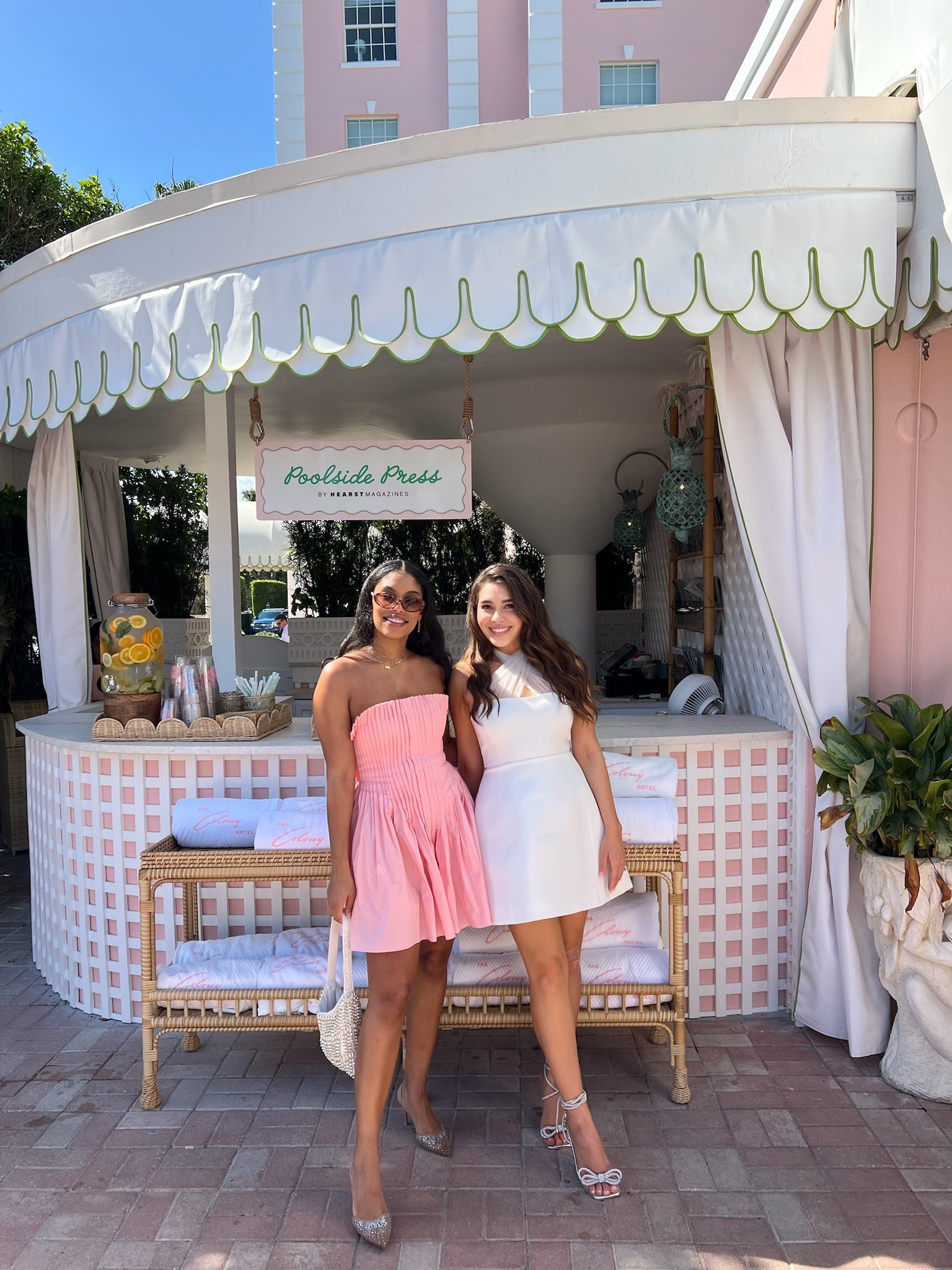 Pre-Bridal shower poolside moment 💕 This white mini with the bow back was perfect for Palm Beach—bridal, flirty, and easy to wear.  #LTKBridal #BrideStyle #PalmBeachBri

#LTKWedding #LTKSummerEdit