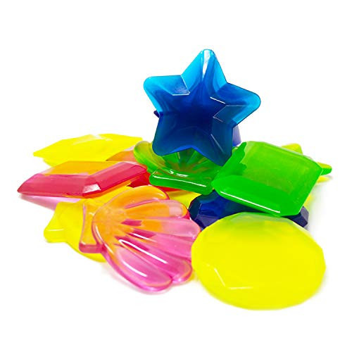 Boley Dive Gems Swim Toys - 12 Pack Pool Diving Toys for Kids - Sinking Swimming Pool & Bath Toys for Toddlers, Water Games - Includes Sea Shells, Stars, Circles & Rectangles | Amazon (US)