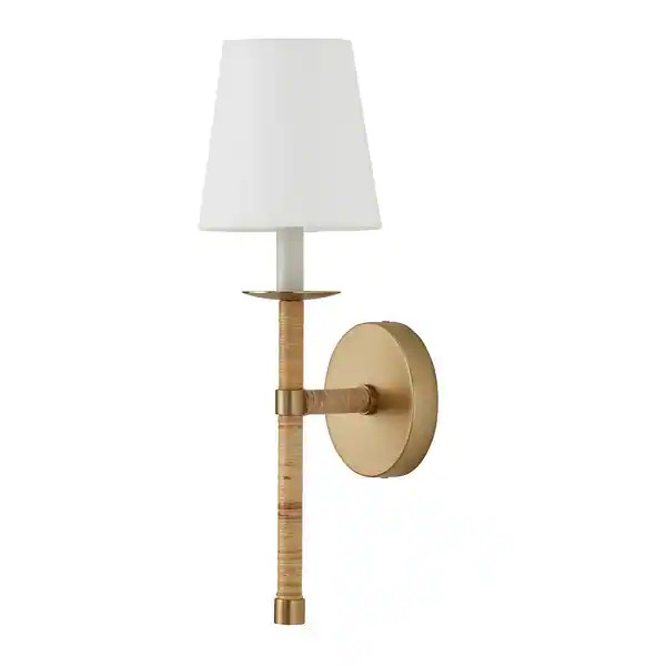 Tulum 1-light Matte Brass Wall Sconce - Matte Brass | Bed Bath & Beyond