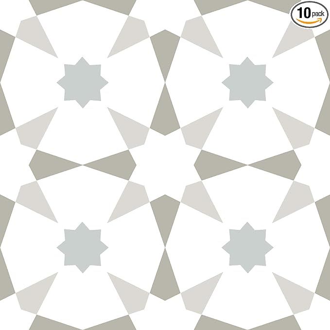 FloorPops FP2952 Stellar Peel & Stick Floor Tiles, Multicolor | Amazon (US)