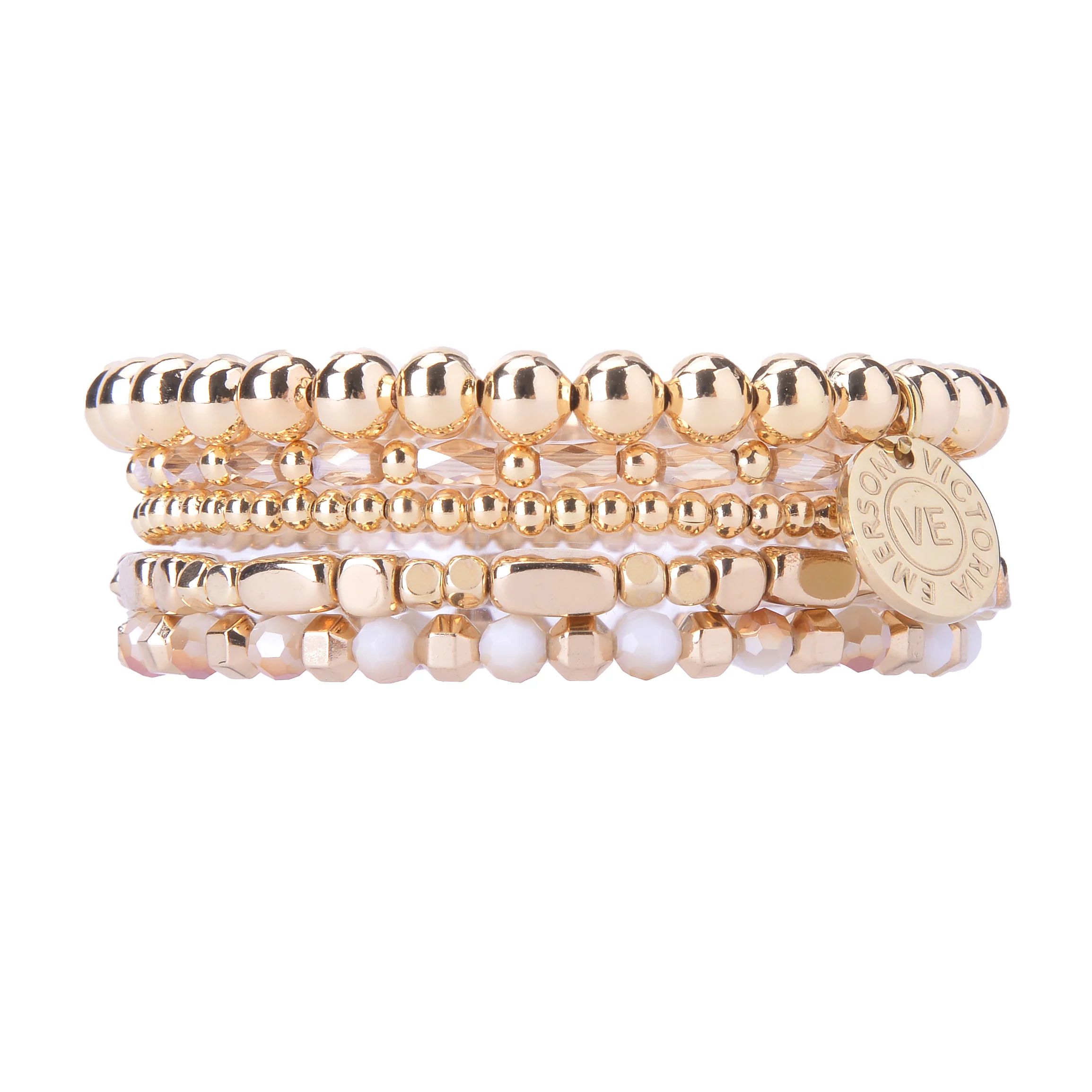 Rosanna Gold Stacking Bracelet Set | Victoria Emerson