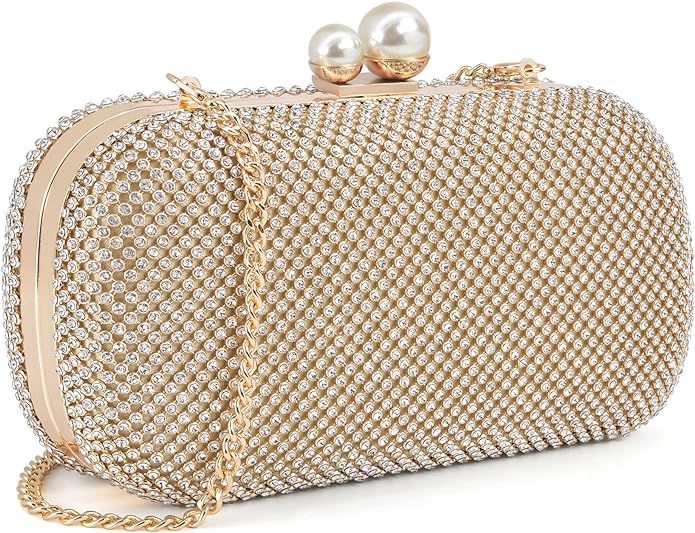 Sumnn Crystal Evening Clutch Woman Evening Bag For Party and wedding | Amazon (US)