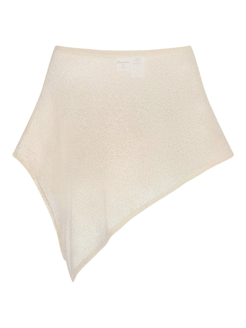 No Boundaries Asymmetrical Hem Knit Poncho Top, Women's XXS-XXL | Walmart (US)