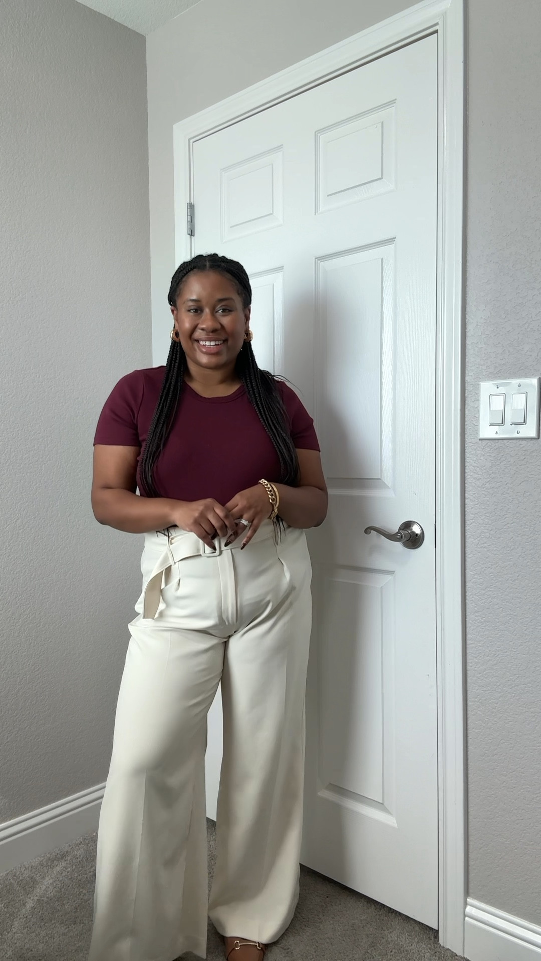 Work from home ootd! 

Professional but feels just as comfy as joggers. 



#LTKWorkwear #LTKMidsize #LTKShoeCrush
